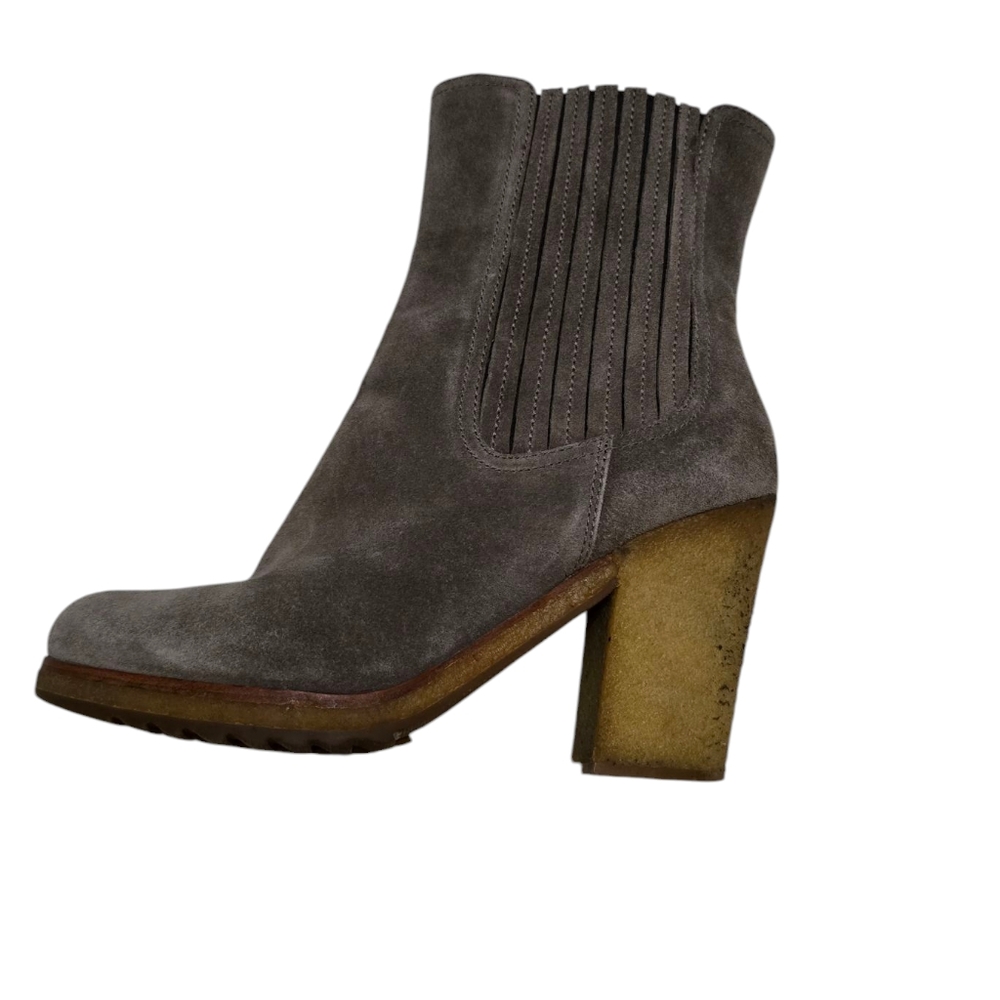 PRADA Suede Chelsea Boots Size 40 (9) - Picture 5 of 16